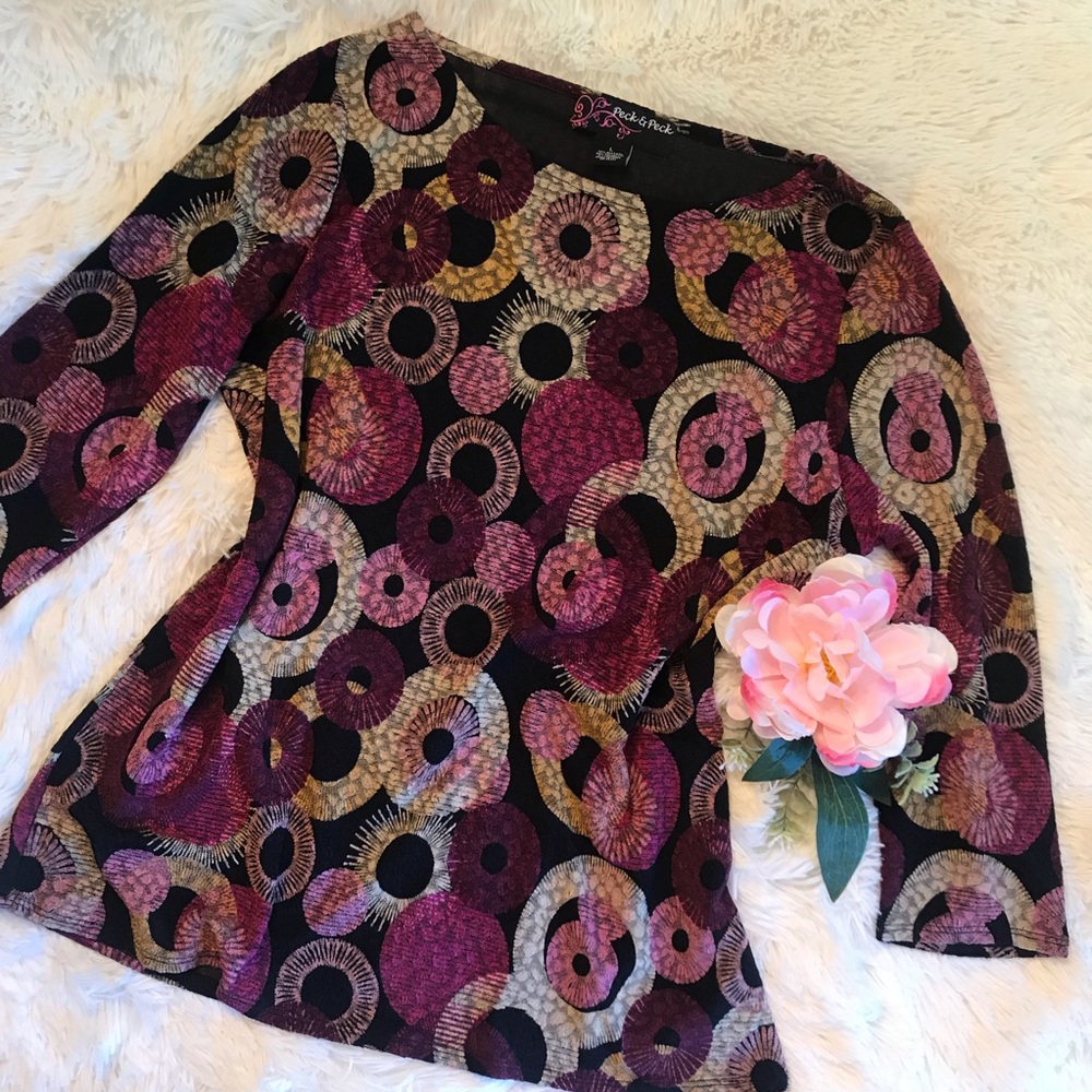 ⭐️ Peck & Peck Blouse w/ Spandex L